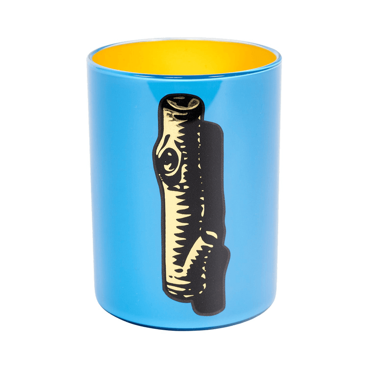 Bridie Hall Letter I Wood Font Brush Pot