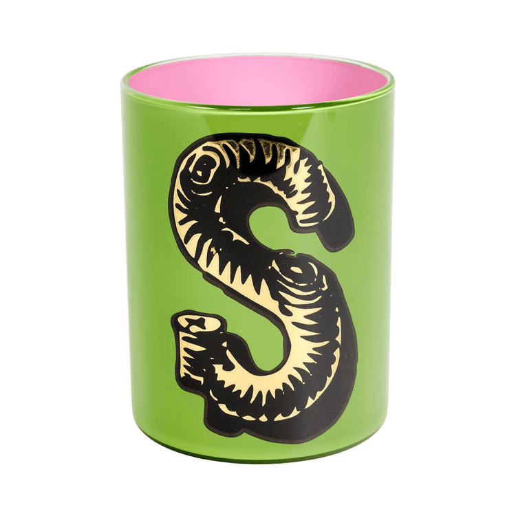 Bridie Hall Letter S Wood Font Brush Pot