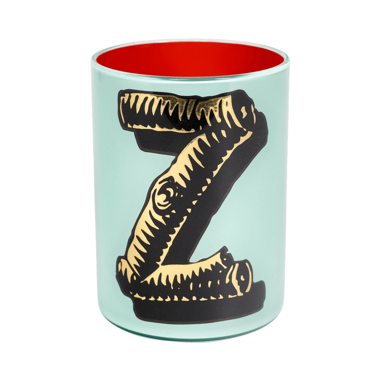 Bridie Hall Letter Z Wood Font Brush Pot