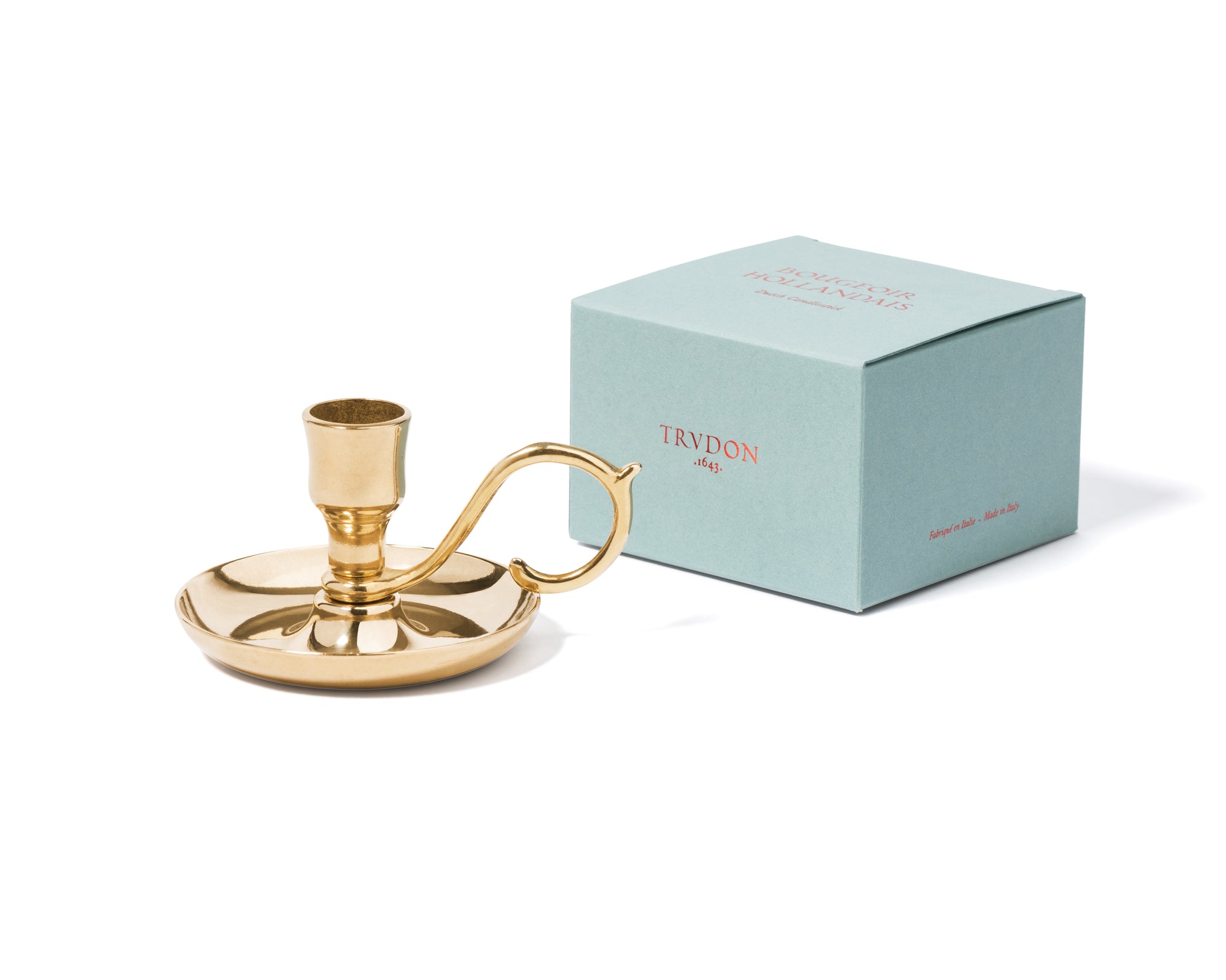 Trudon Gold Plated Dutch Candle Holder