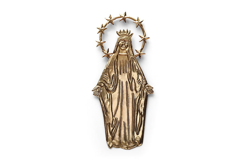 Gold Virgin of Miracles Ex Voto