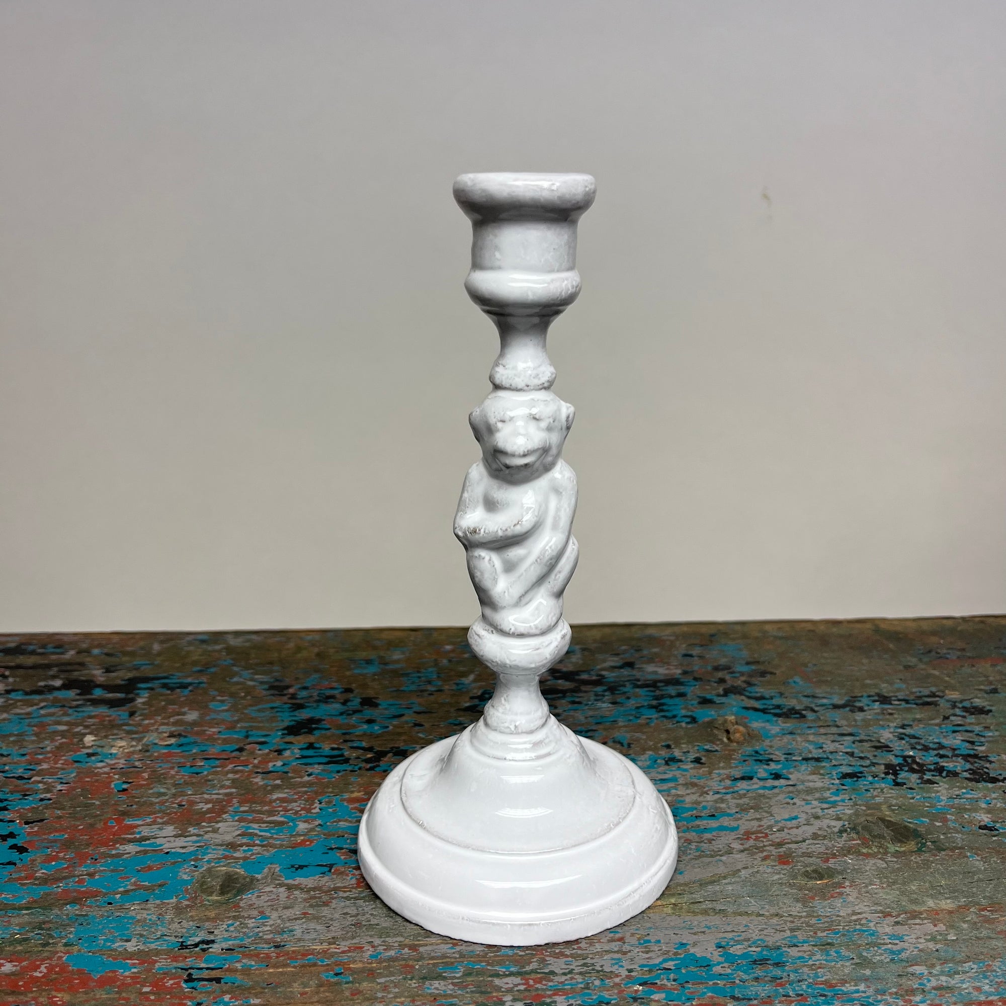 Astier de Villatte Monkey Candlestick