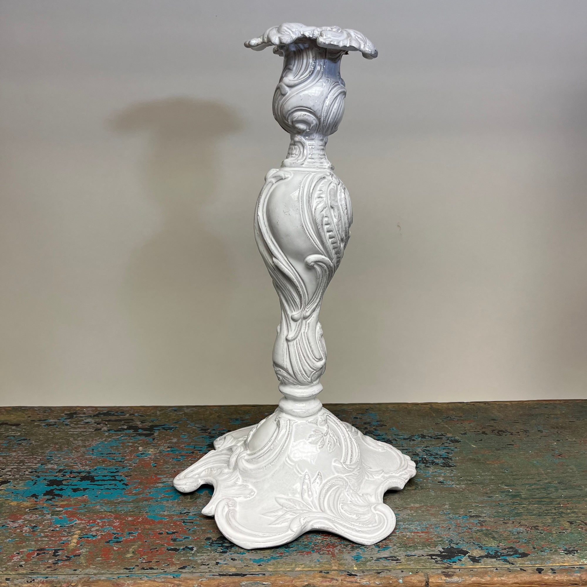 Astier de Villatte Large Tom Candlestick