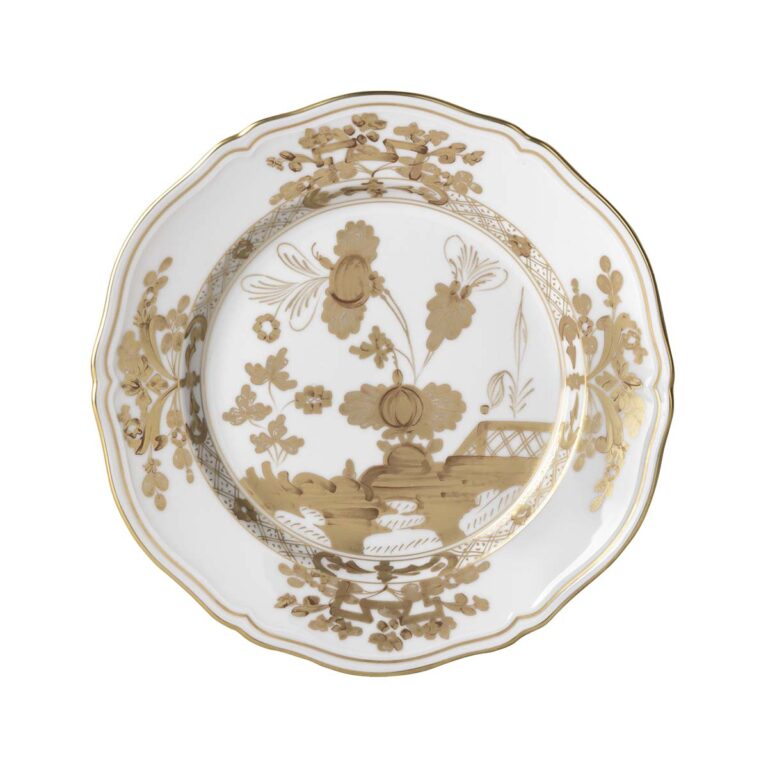 Ginori 1735 Oriente Italiano Flat Dinner Plate Aurum