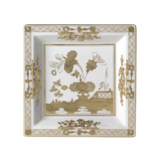 Ginori 1735 Large Square Change Tray Aurum