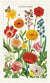 Flower Garden Tea Towel