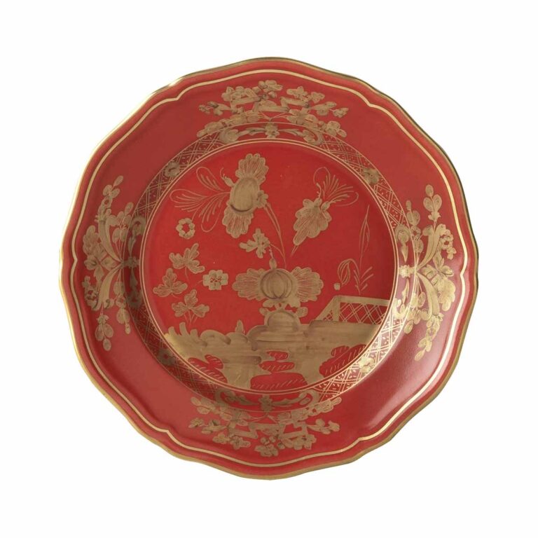 Ginori 1735 Oriente Italiano Flat Bread Plate Rubric