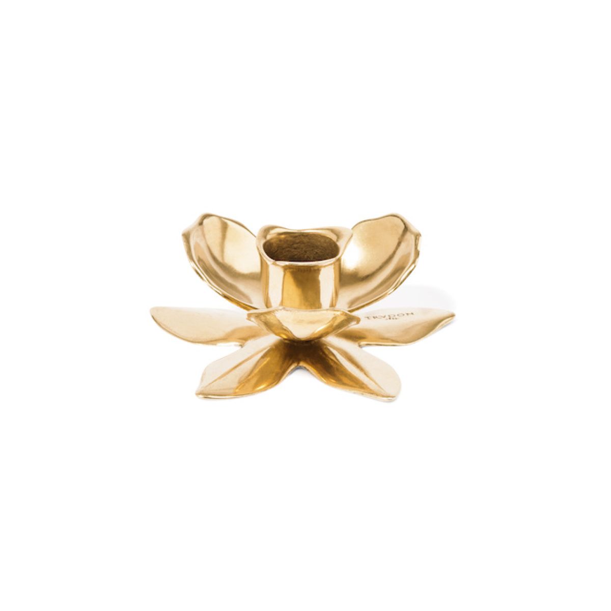 Trudon Fleurs Gold Plated Candle Holder