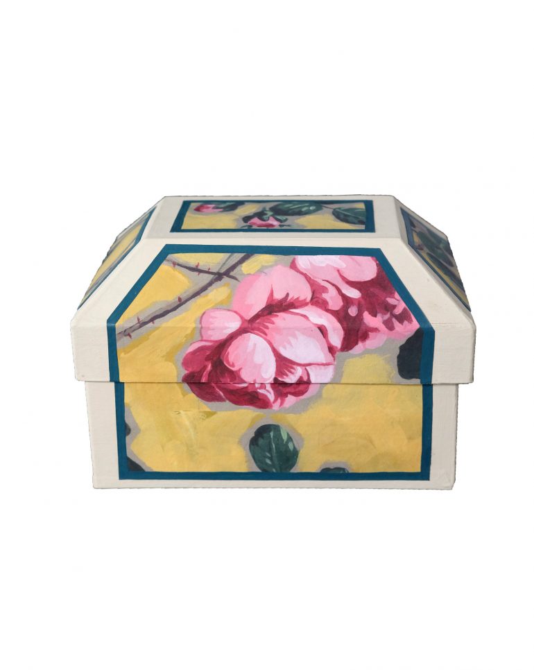 Antoinette Poisson Roses Pompadour Small Wedding Box