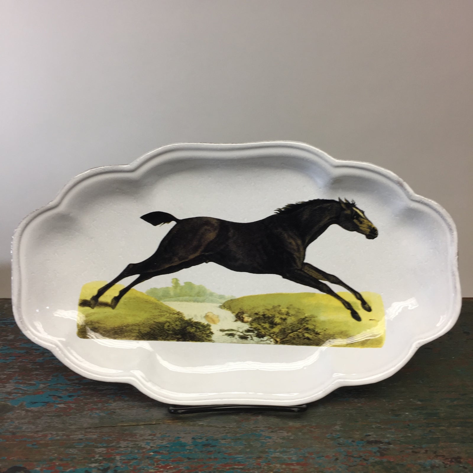 Astier de Villatte John Derian Running Horse Platter