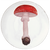 Astier de Villatte John Derian Medium Agaric Fausse Oronge Umbrella Mushroom Plate
