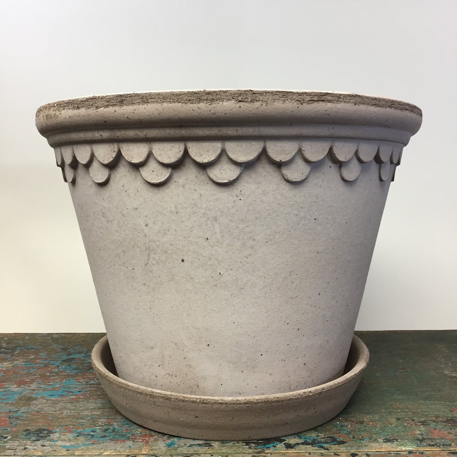 Bergs Copenhagen Pot with Saucer #30 Grey