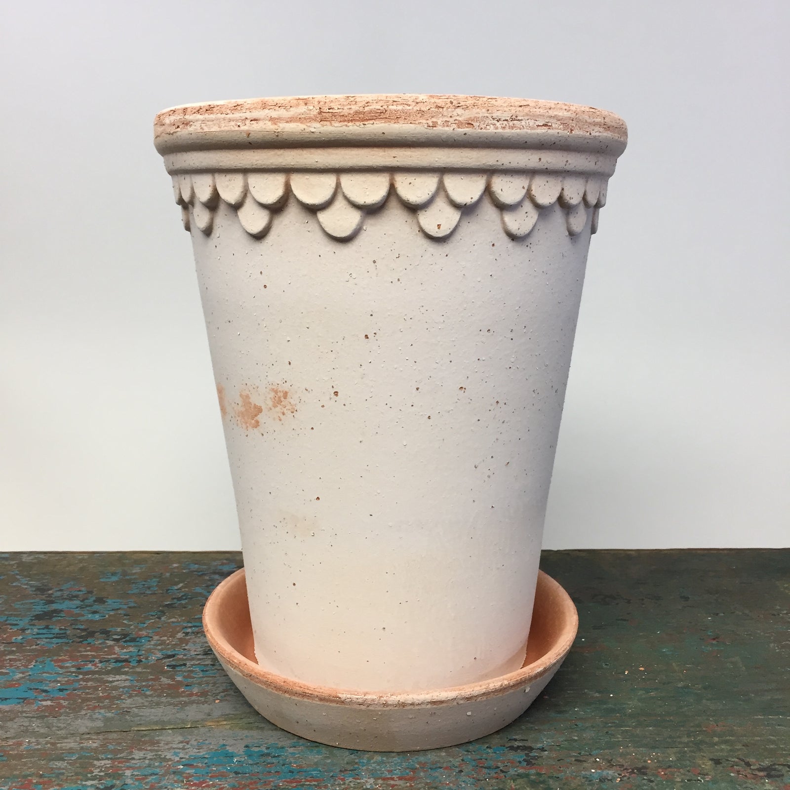 Bergs Copenhagen Tall Pot with Saucer #18 Rosa