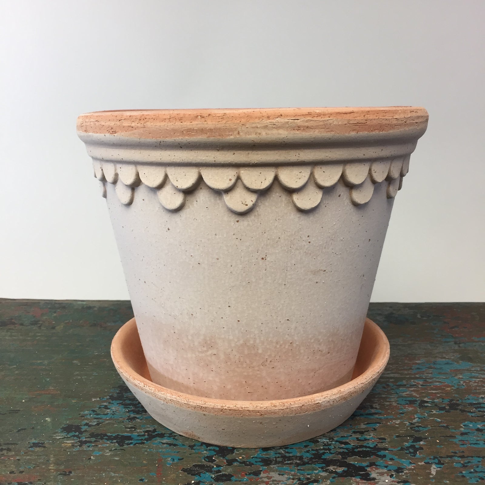 Bergs Copenhagen Pot with Saucer #18 Rosa