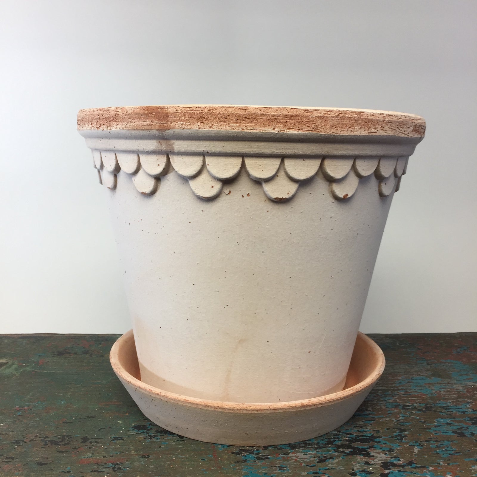 Bergs Rosa Copenhagen Pot with Saucer #25