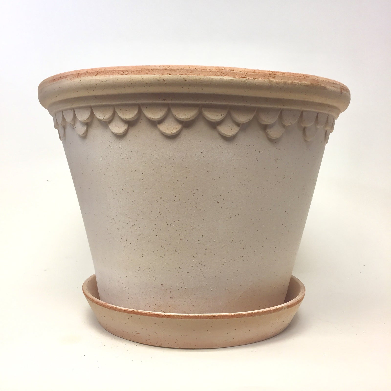 Bergs Copenhagen Pot with Saucer #35 Rosa