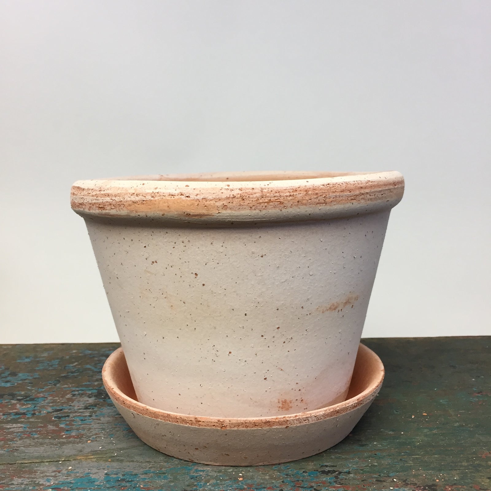 Parade Pot with Saucer #18 Rosa