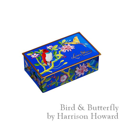 Louis Sherry Bird and Butterfly 2 piece Truffle Tin
