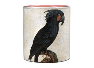 Richard Ginori Medium Black Palm Parrot Vase