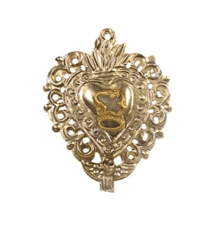 Giorgio Sacred Heart Silver Ex Voto