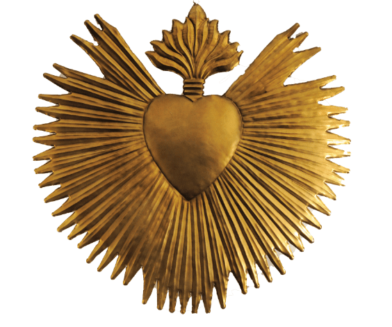 Imperial Sacred Heart Ex Voto Gold