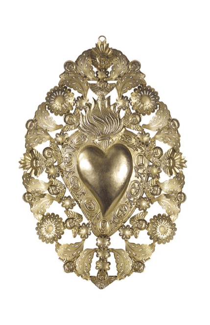 Majestic Sacred Heart Ex Voto Silver