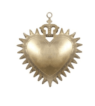 Royal Sacred Heart Ex Voto Petit Silver