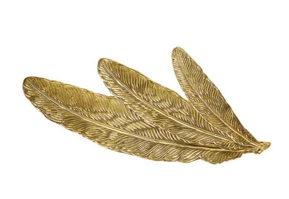 Feathers Gold Ex Voto Set of 3
