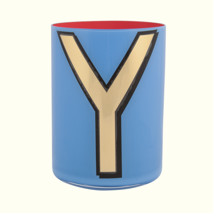 Bridie Hall Brush Pot Y Periwinkle