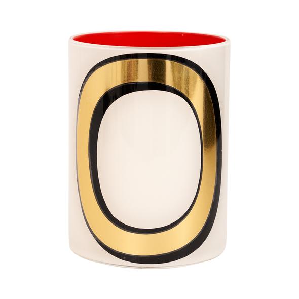 Bridie Hall Brush Pot O White