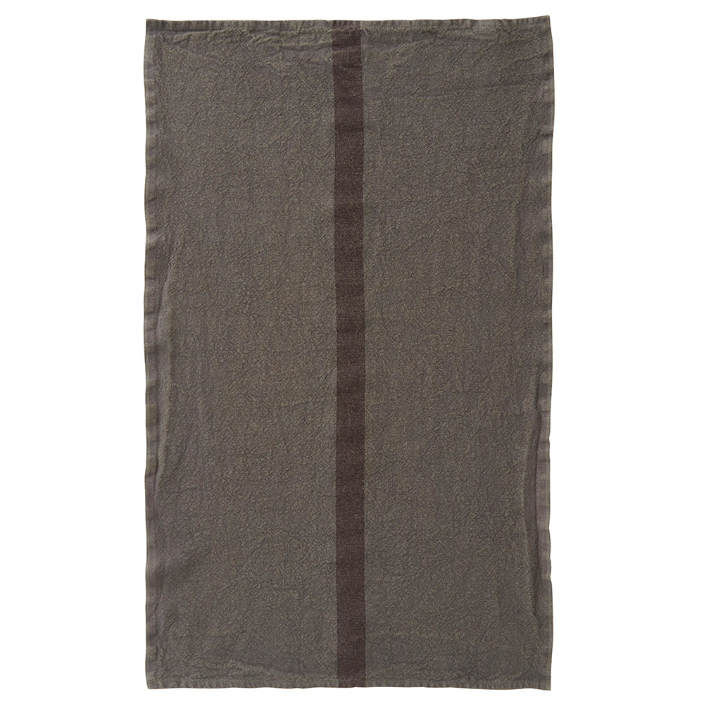 Charvet Editions Linen Doudou Oxyde Tea Towel