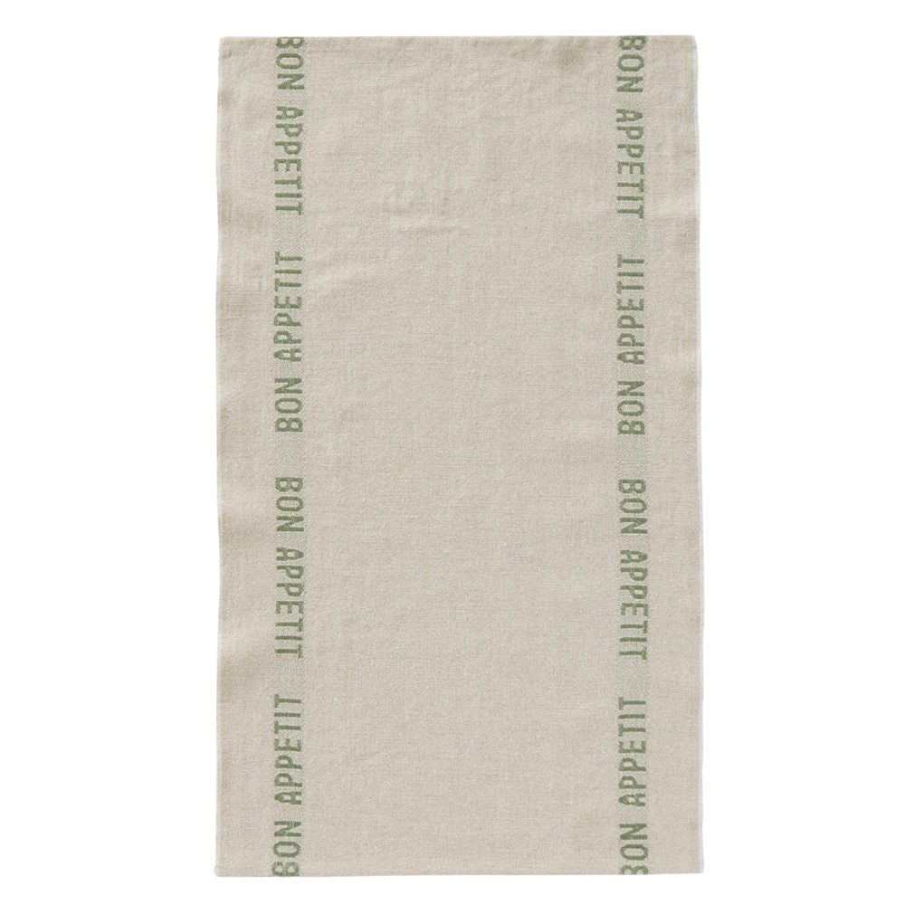 Bon Appetit Tea Towel Khaki