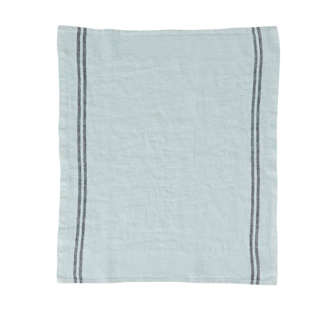 Country French Linen Tea Towel Menthe