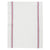 French Epi Cotton Tea Towel White/Red