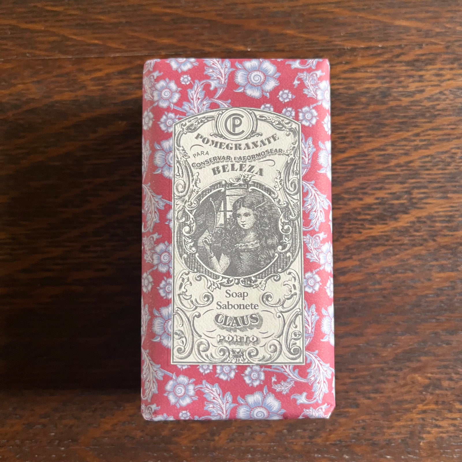 Claus Porto Mirror Pomegranate Soap 5.3 oz