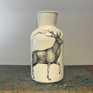 Laura Zindel Set of Three Deer Jars