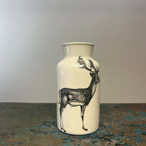 Laura Zindel Set of Three Deer Jars