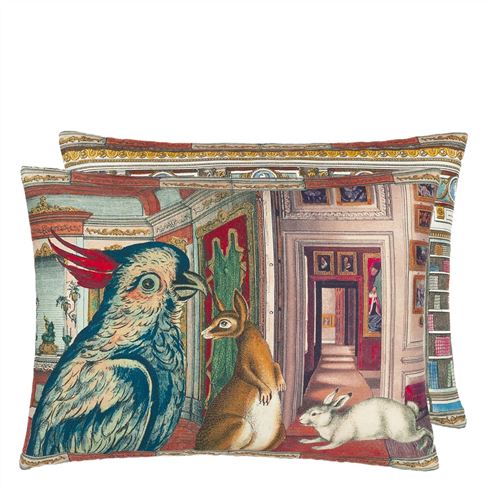 John Derian In The Library Decorative Pillow 24" x 18"