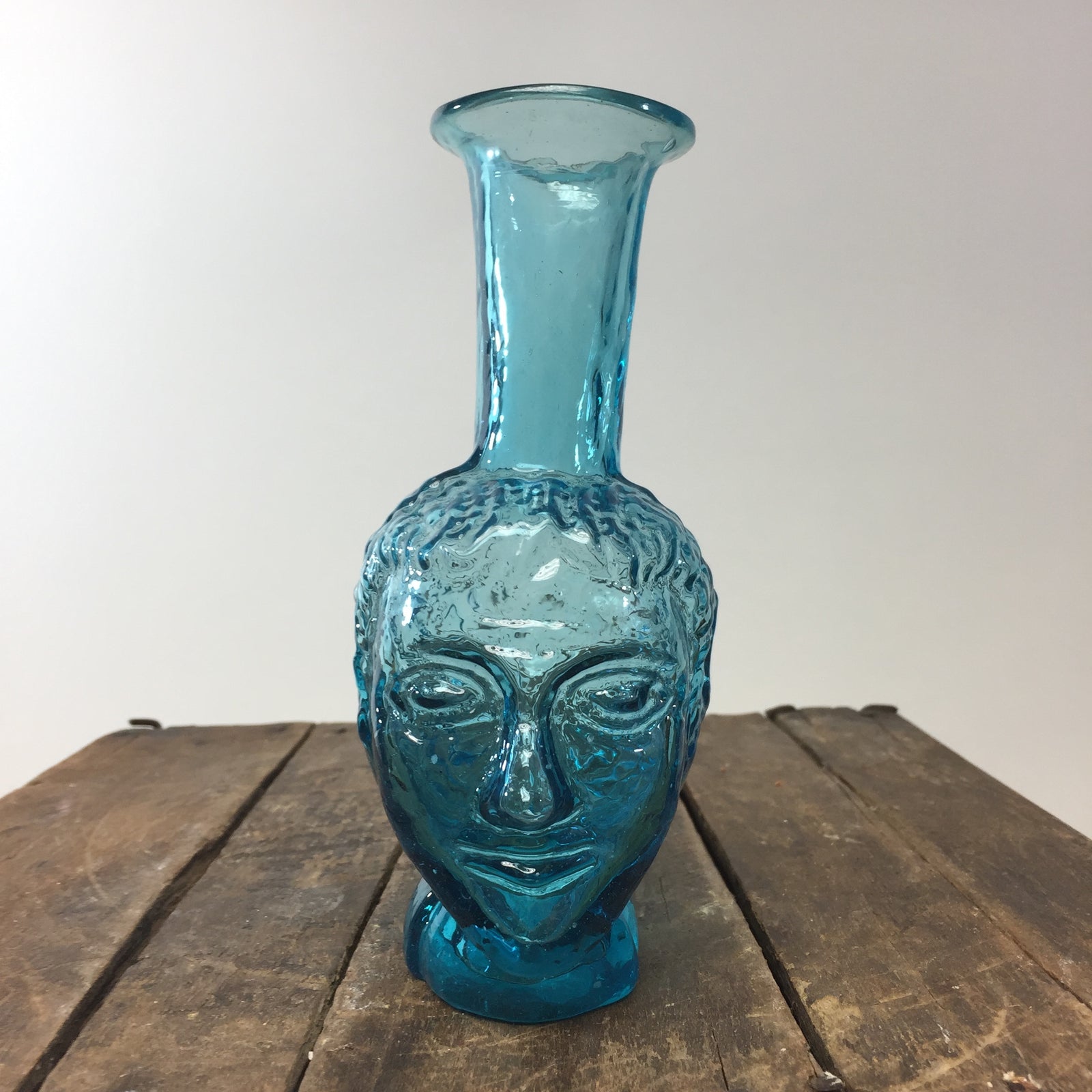 Vase Tete Aqua by La Soufflerie