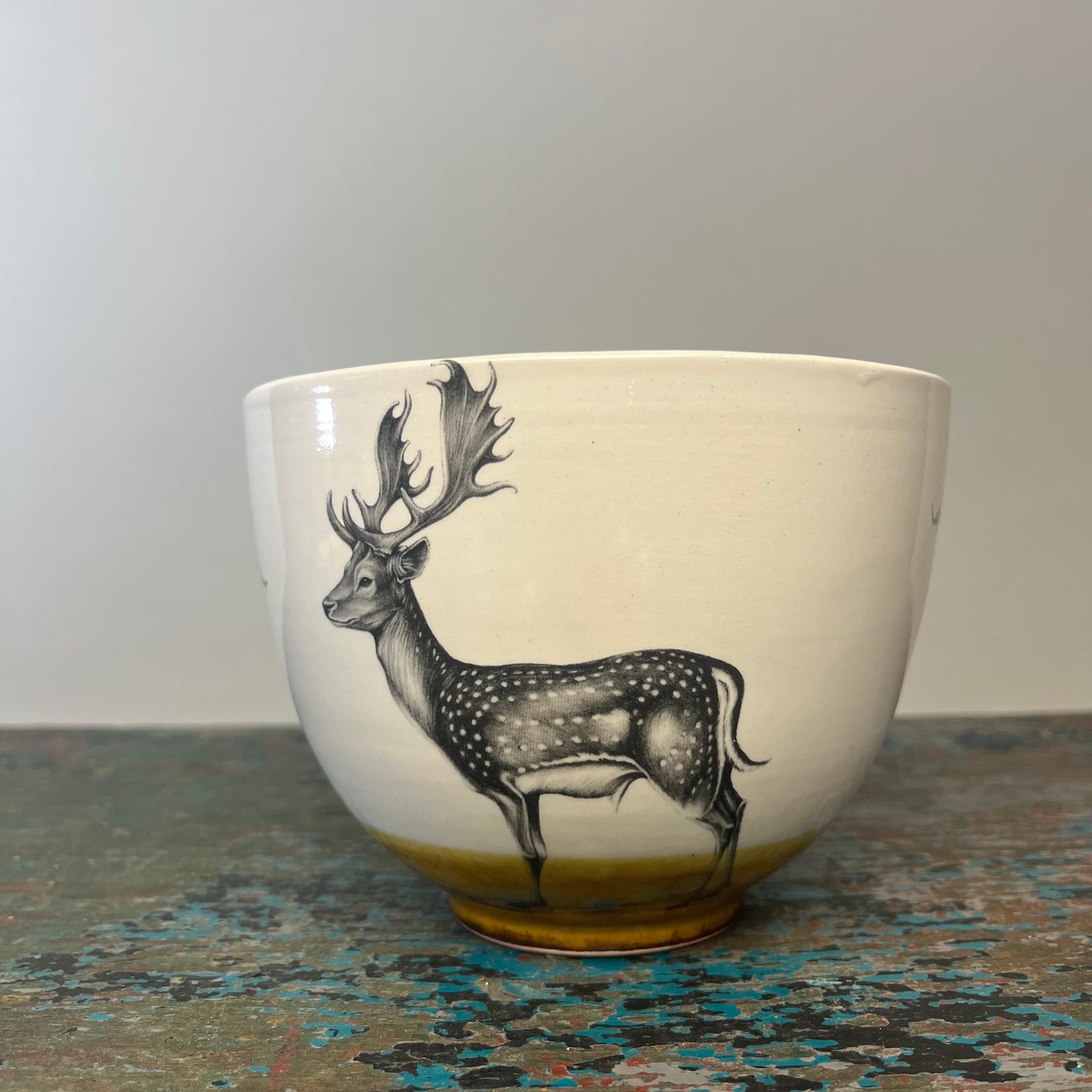 Laura Zindel Fallow Buck Small Bowl