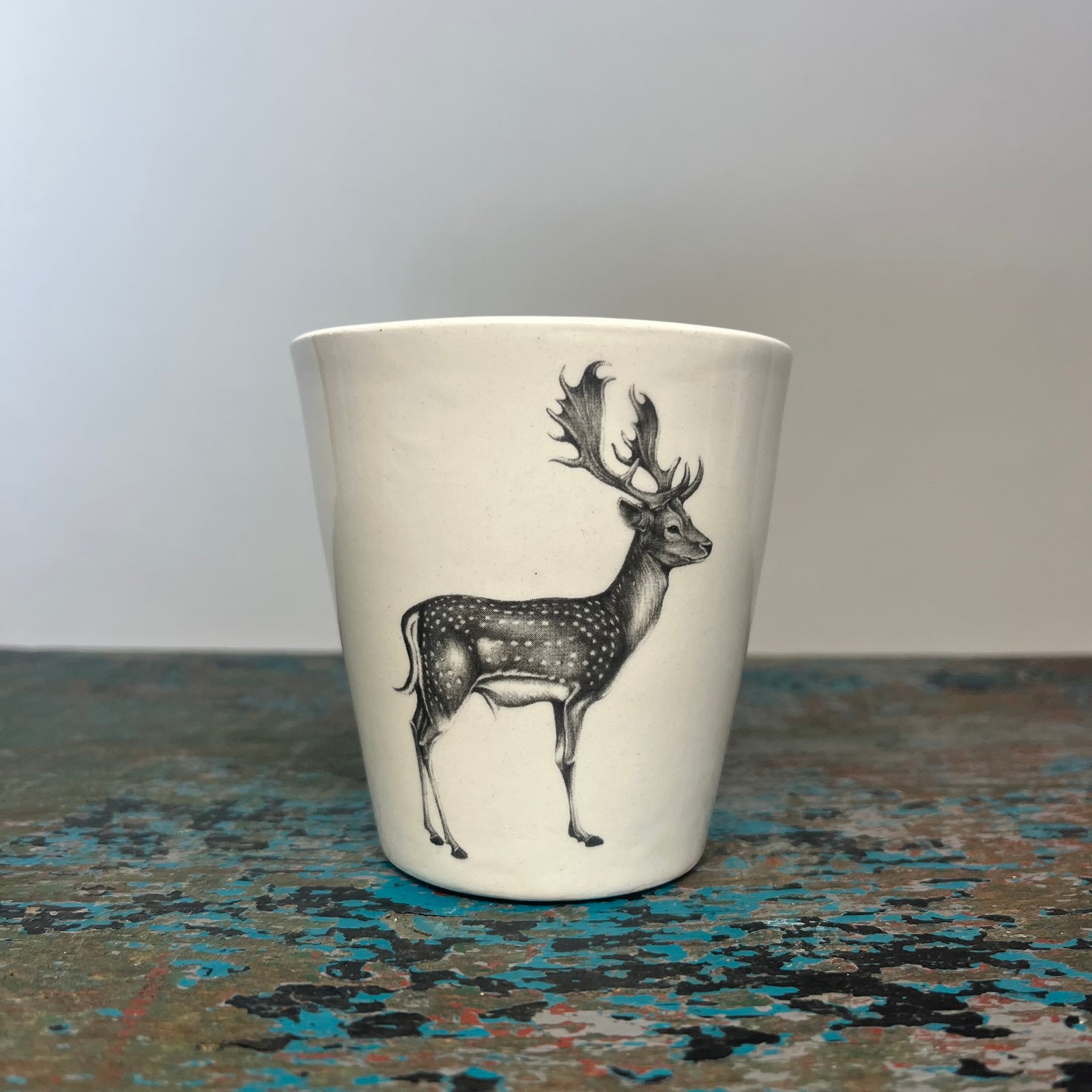 Laura Zindel Fallow Buck BIstro Cup