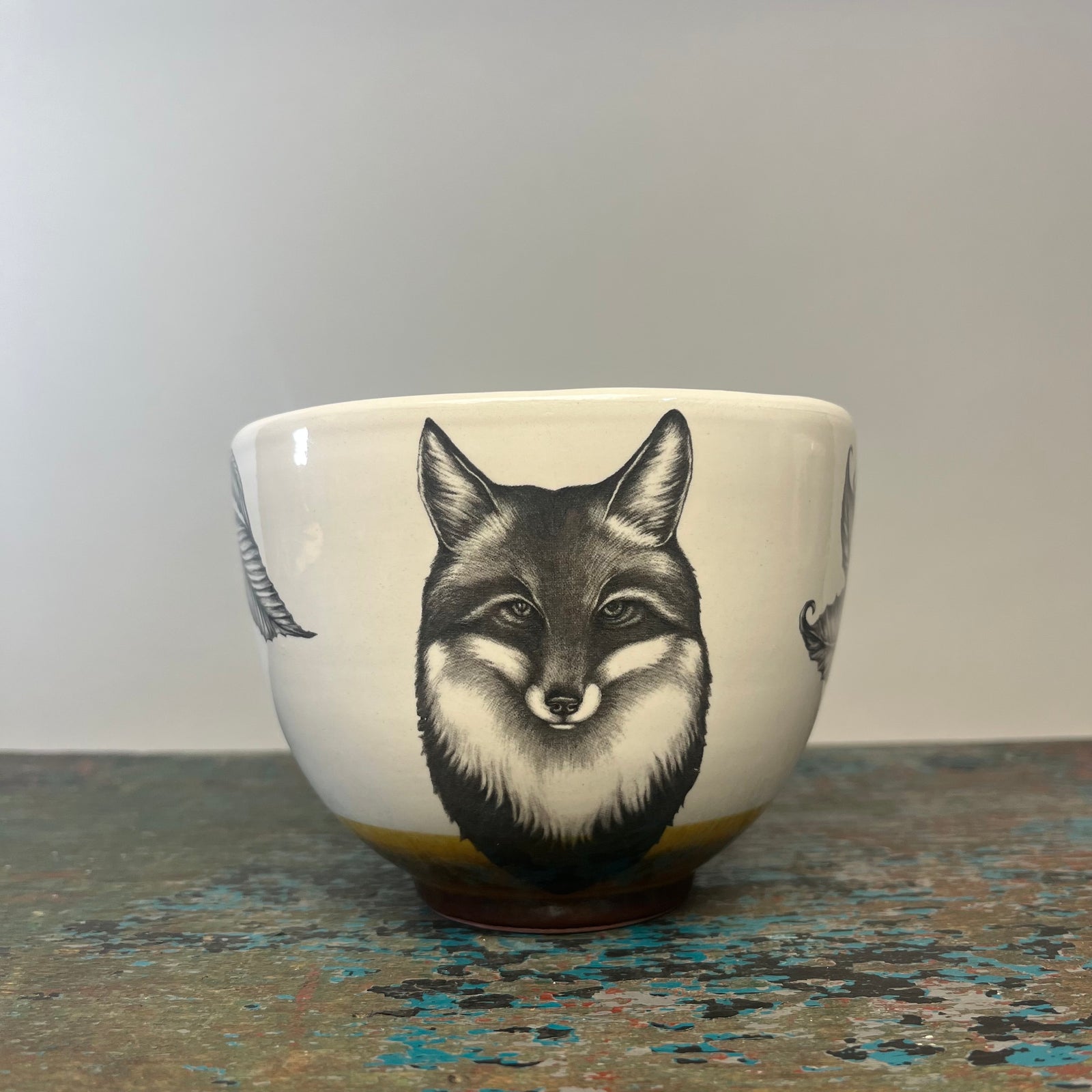 Laura Zindel Fox Portrait Small Bowl
