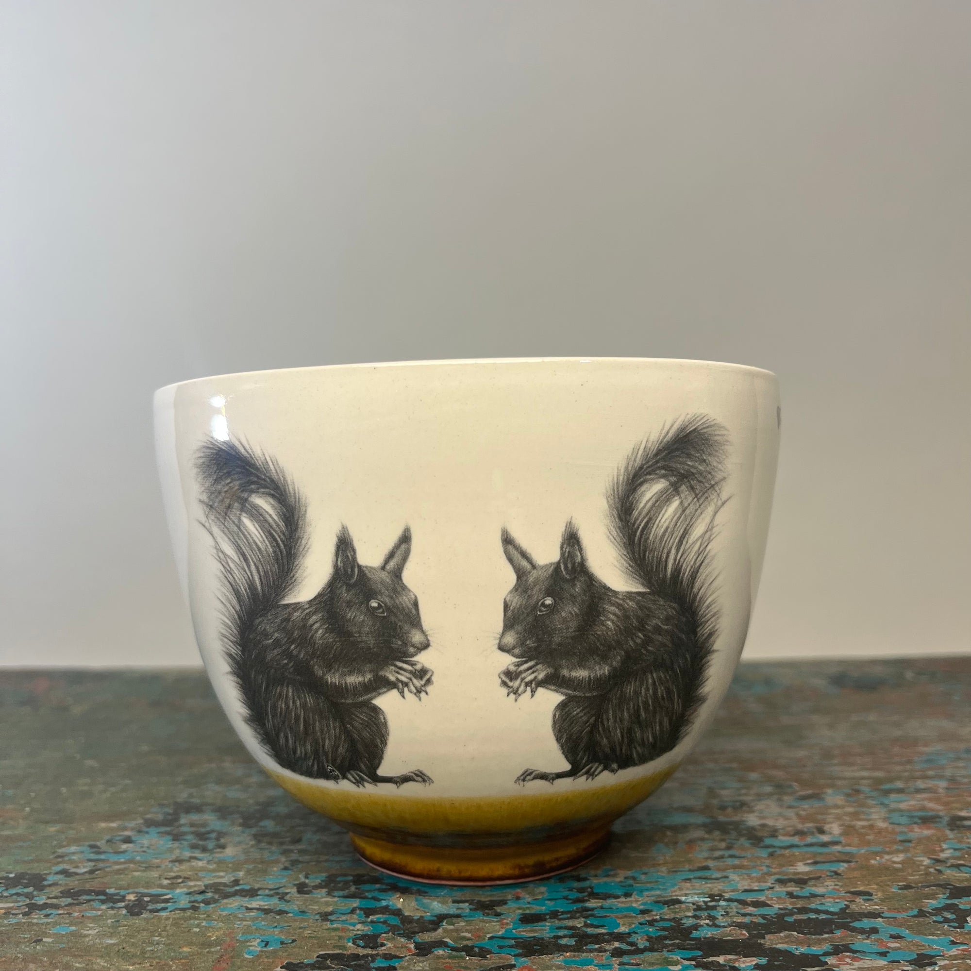 Laura Zindel Squirrel Small Bowl
