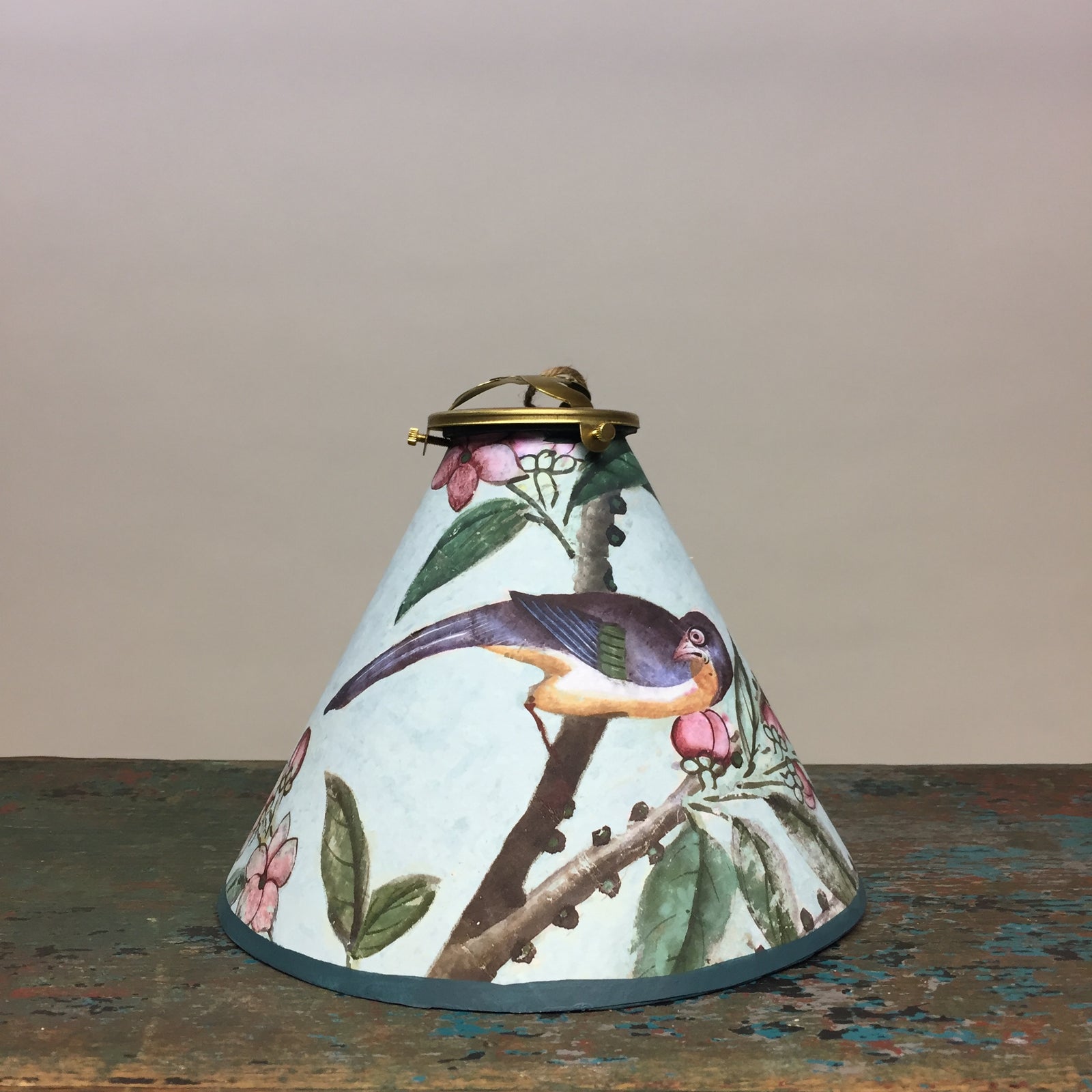 Antoinette Poisson Canton Lampshade in Blue 1