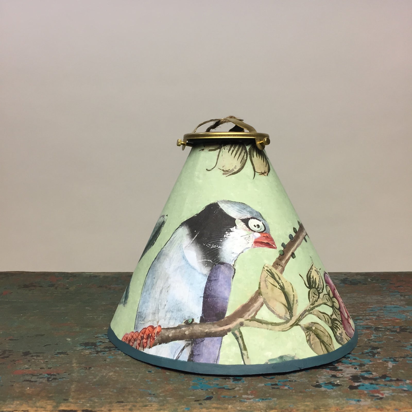 Antoinette Poisson Canton Lampshade in Green 2