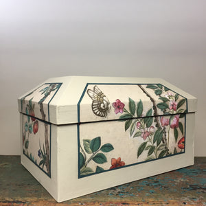 Antoinette Poisson Large Canton Wedding Box in Cream
