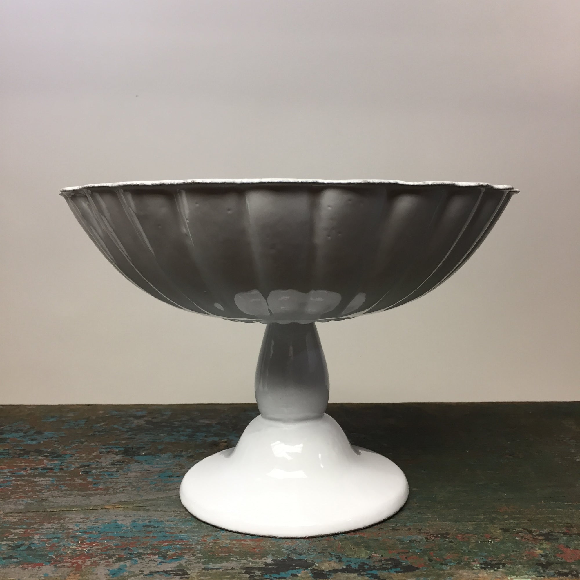 Astier de Villatte Large Peggy Bowl on Stand