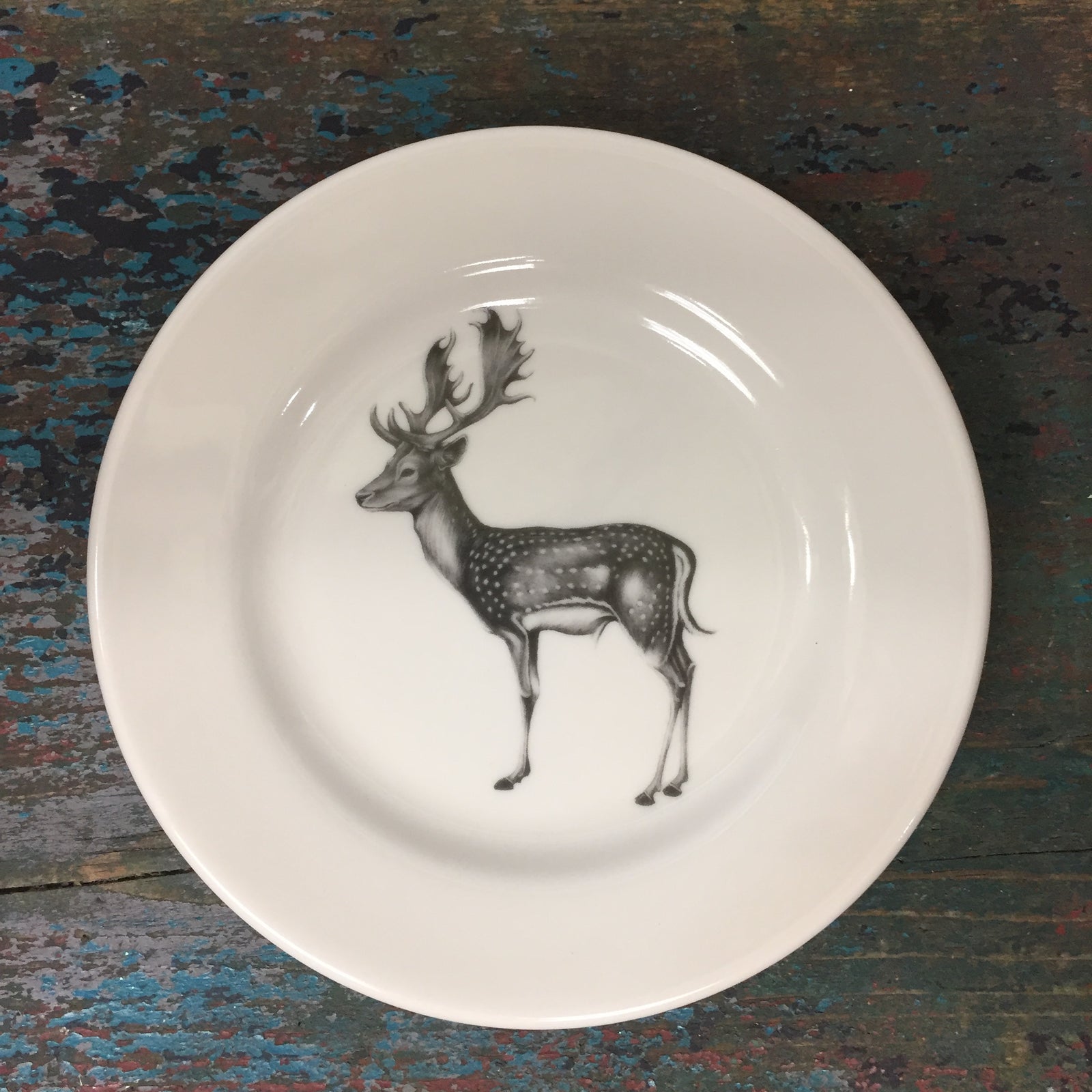 Laura Zindel Fallow Buck Bistro Plate