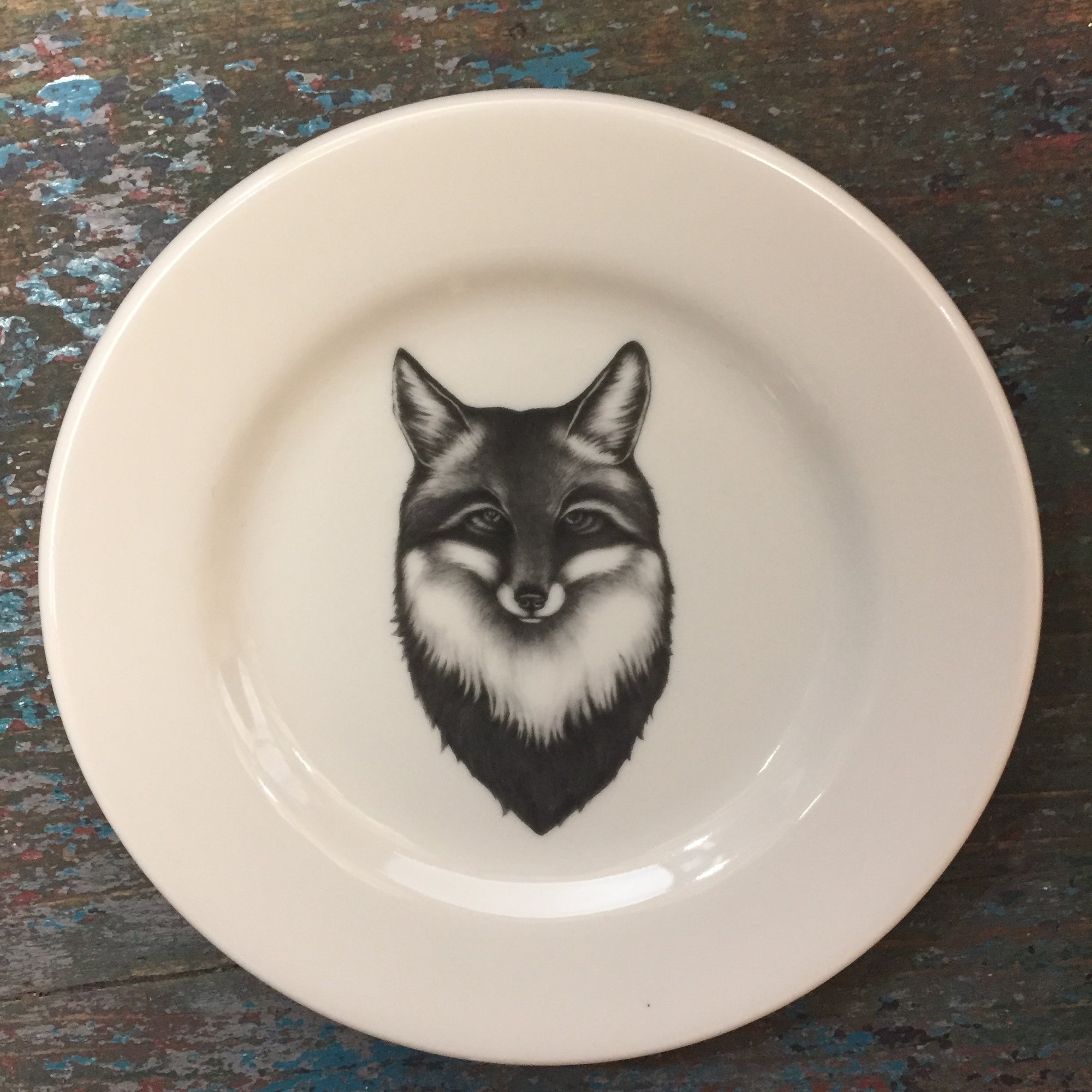 Laura Zindel Fox Portrait Bistro Plate