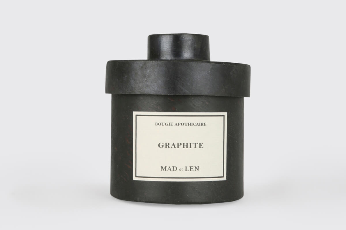 MAD et  LEN Graphite Scented Candle